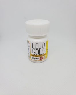 Liquid Gold | THC Capsules | Sativa 100mg (5 caps)