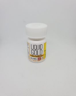 Liquid Gold | THC Capsules | Sativa 25mg (10 caps)