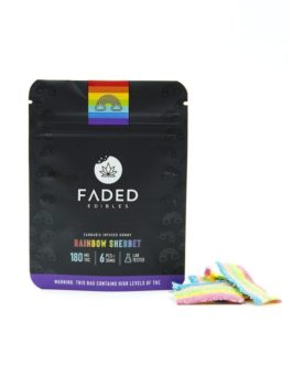 Faded Edibles | Rainbow Sherbet | 180mg