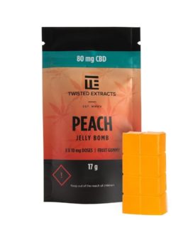 Buy Twisted Extracts CBD Peach Jelly Bomb Online