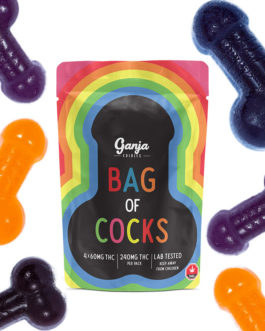 Ganja Edibles | Bag of Cocks | Assorted | 240mg