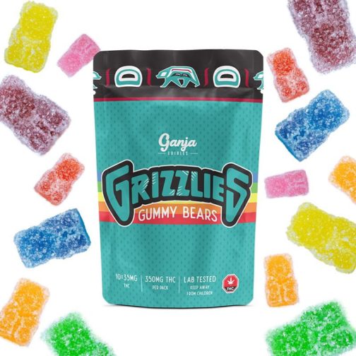 Buy Ganja Edibles Grizzlies Gummy Bear Sour Assorted Online